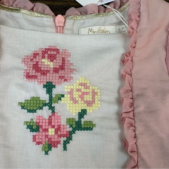 Mini Boden NWT Cross Stitch Dress - Picture 6 of 6